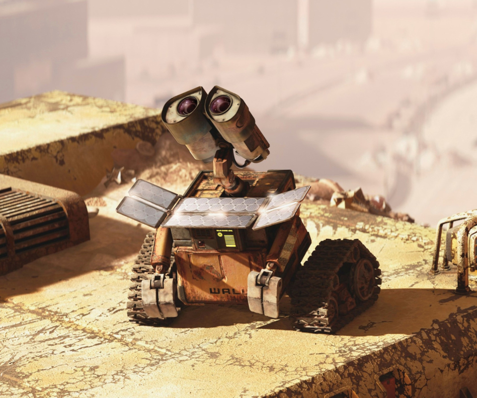 Wall E Looking Up wallpaper 960x800