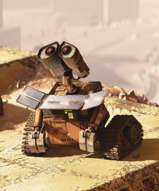 Kostenloses Wall E Looking Up Wallpaper für iPhone 5S