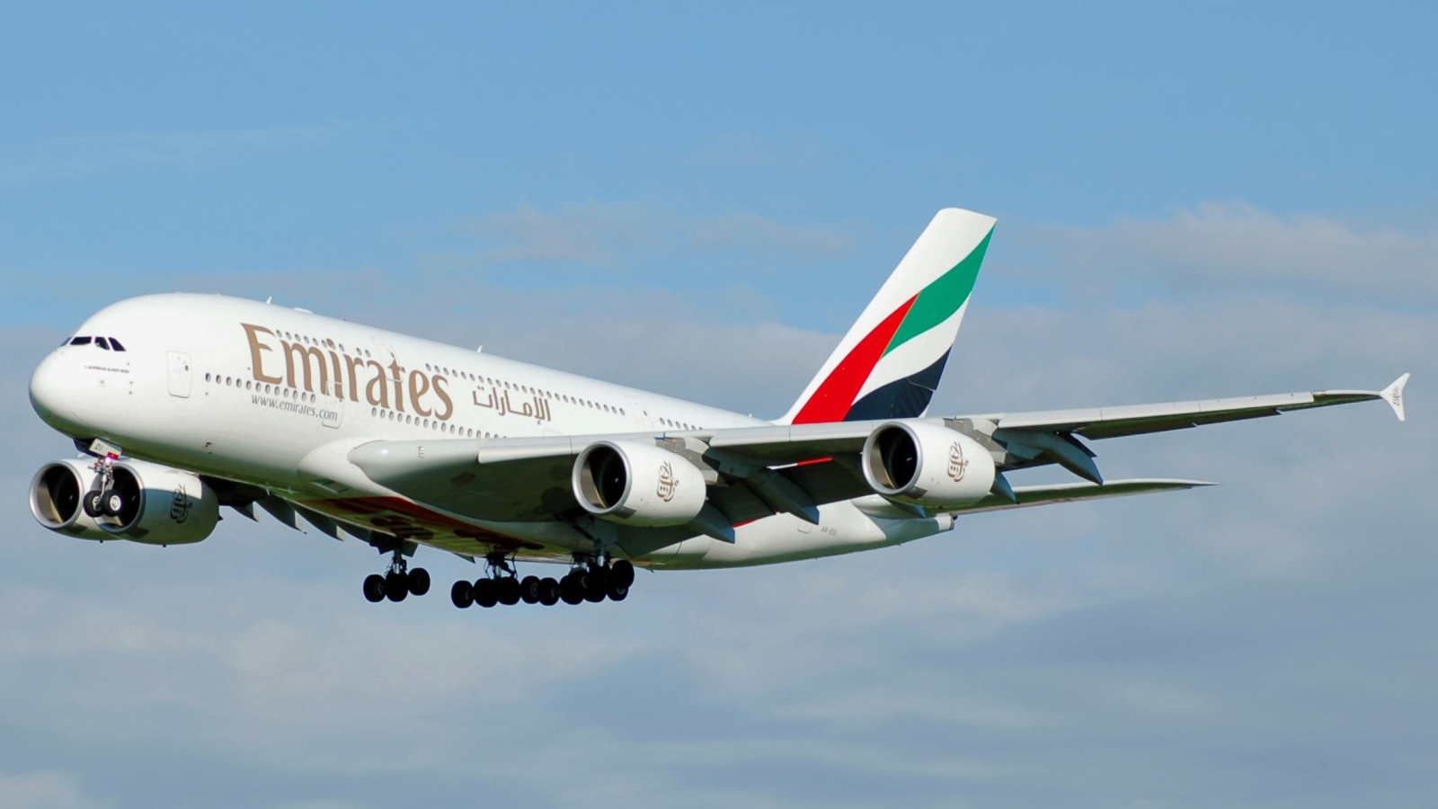 Emirates Airlines screenshot #1 1600x900