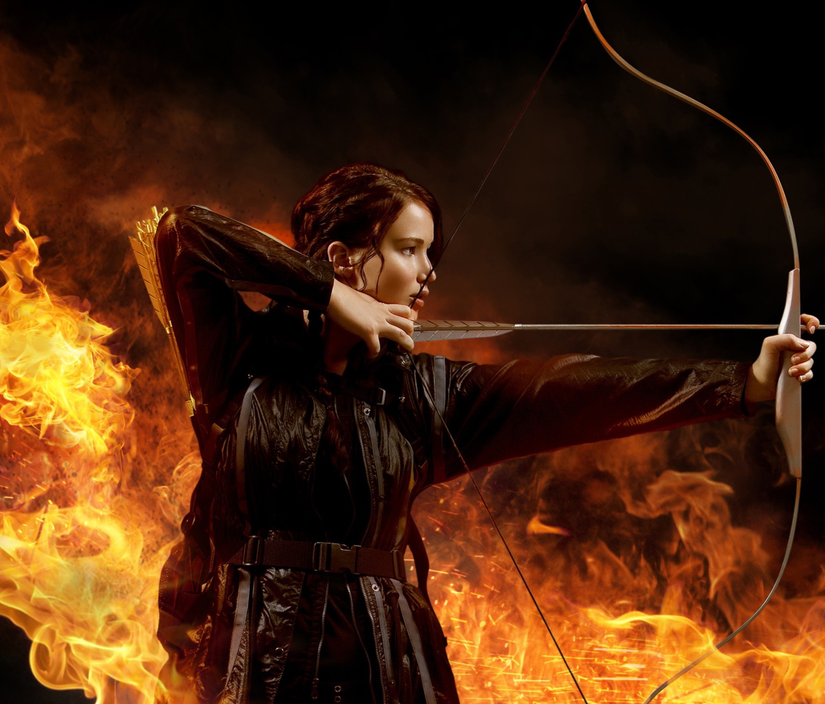 Das Jennifer Lawrence In Hunger Games Wallpaper 1200x1024