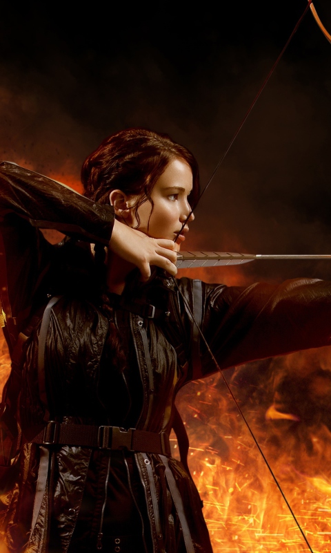 Sfondi Jennifer Lawrence In Hunger Games 480x800