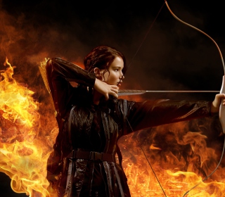 Jennifer Lawrence In Hunger Games - Obrázkek zdarma pro iPad Air