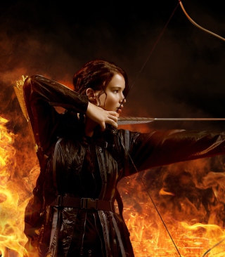 Jennifer Lawrence In Hunger Games - Obrázkek zdarma pro 132x176
