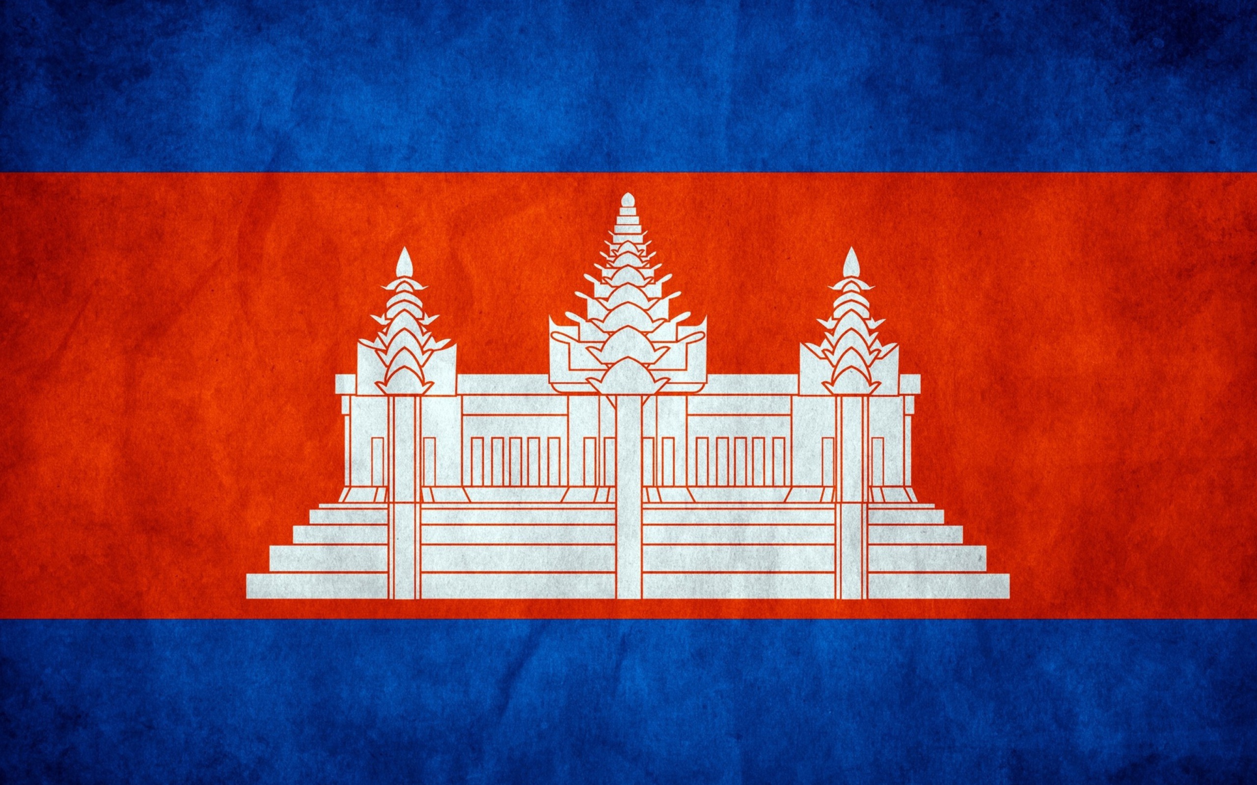 Screenshot №1 pro téma Flag of Cambodia 2560x1600
