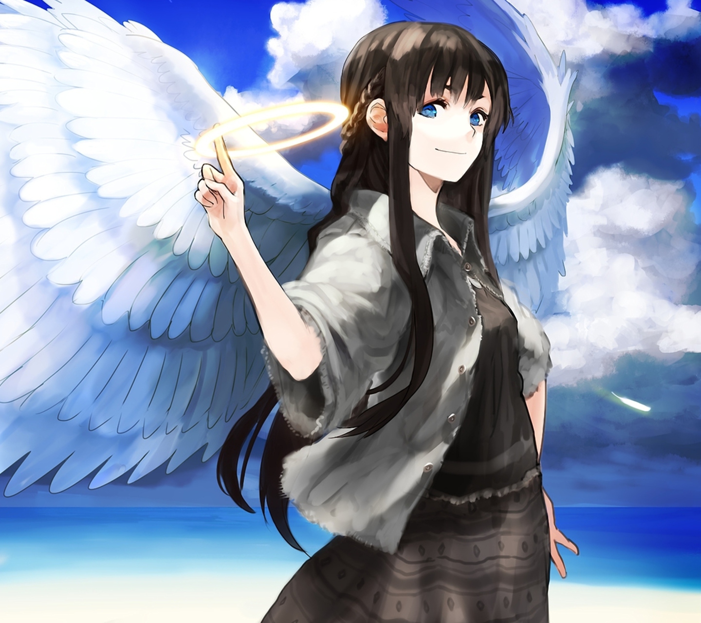 Anime Angel wallpaper 1440x1280