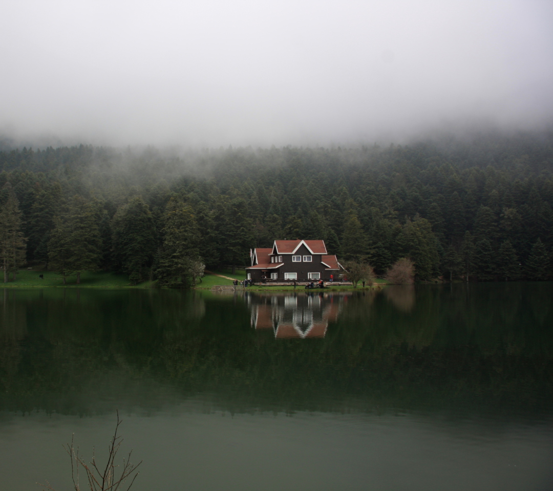 House On Lake In Turkey wallpaper 1080x960