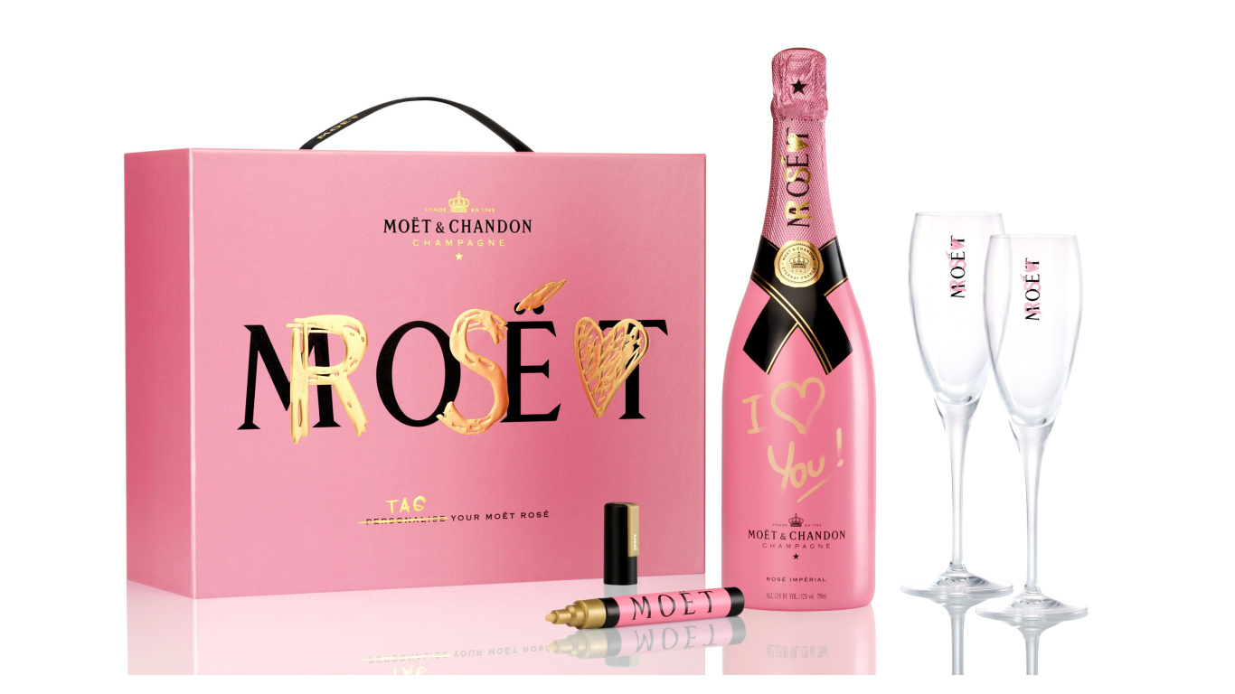 Sfondi Moet Chandon Champagne 1366x768