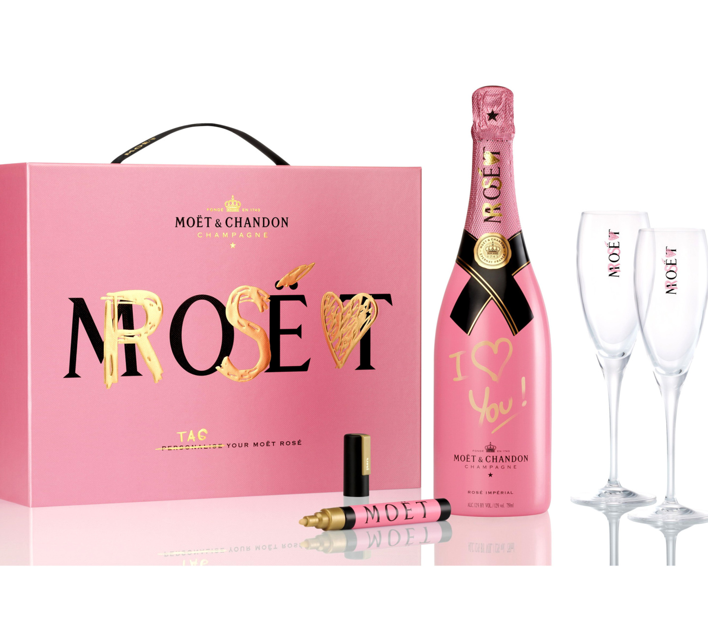 Обои Moet Chandon Champagne 1440x1280