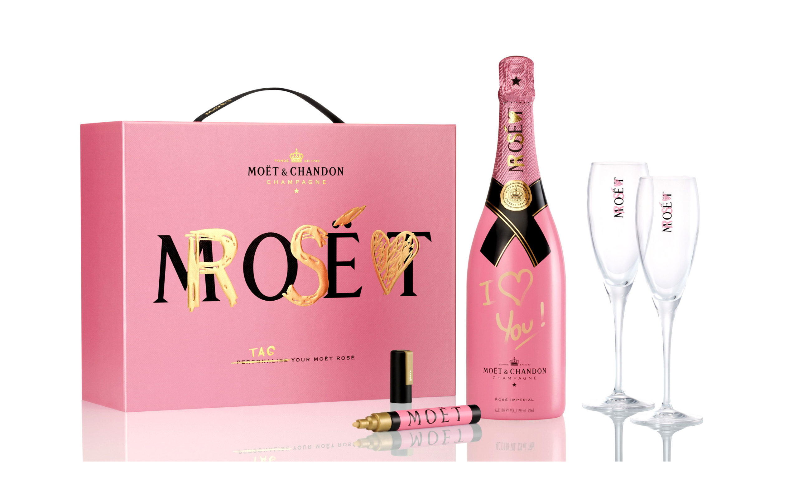 Fondo de pantalla Moet Chandon Champagne 2560x1600