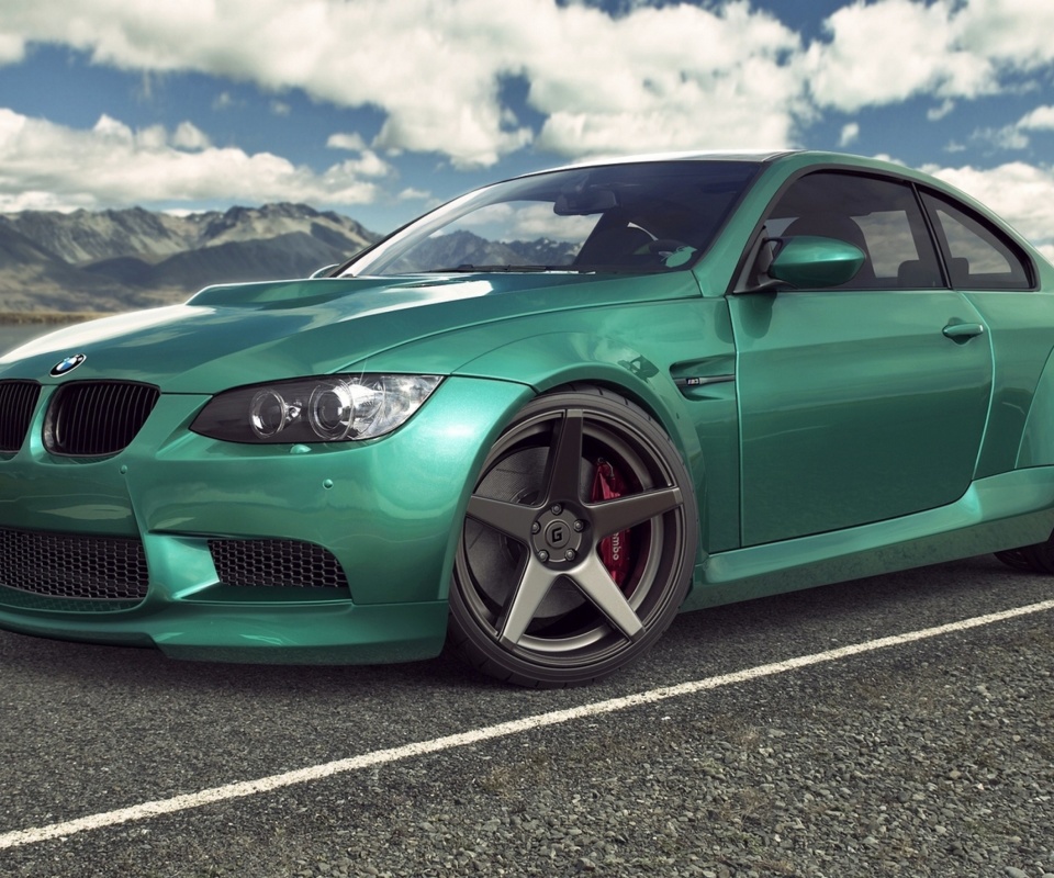 BMW M3 E92 Tuning wallpaper 960x800