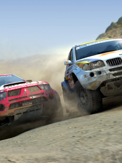 Sfondi Nascar Dirt Cars Games 240x320