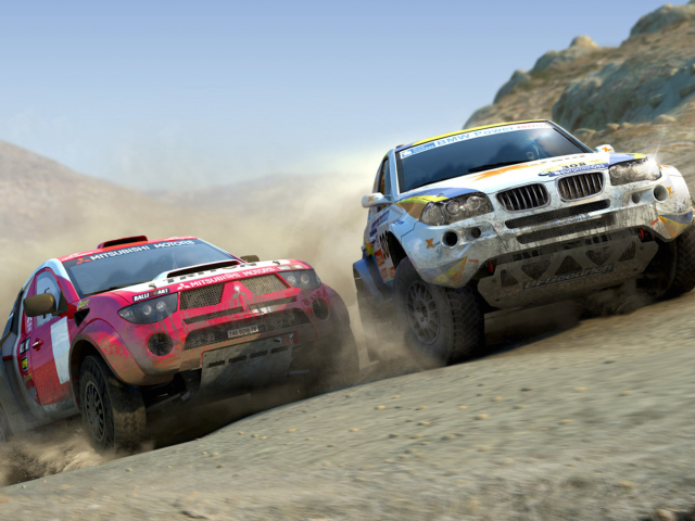 Nascar Dirt Cars Games wallpaper 640x480