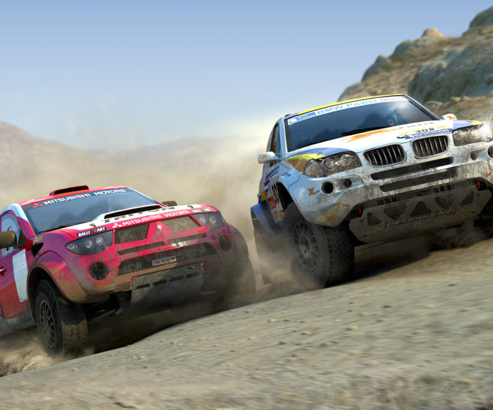 Screenshot №1 pro téma Nascar Dirt Cars Games 960x800