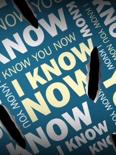 I Know You Now wallpaper 240x320