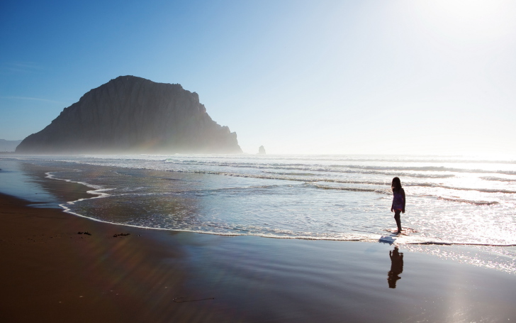 Fondo de pantalla Walking By Beach