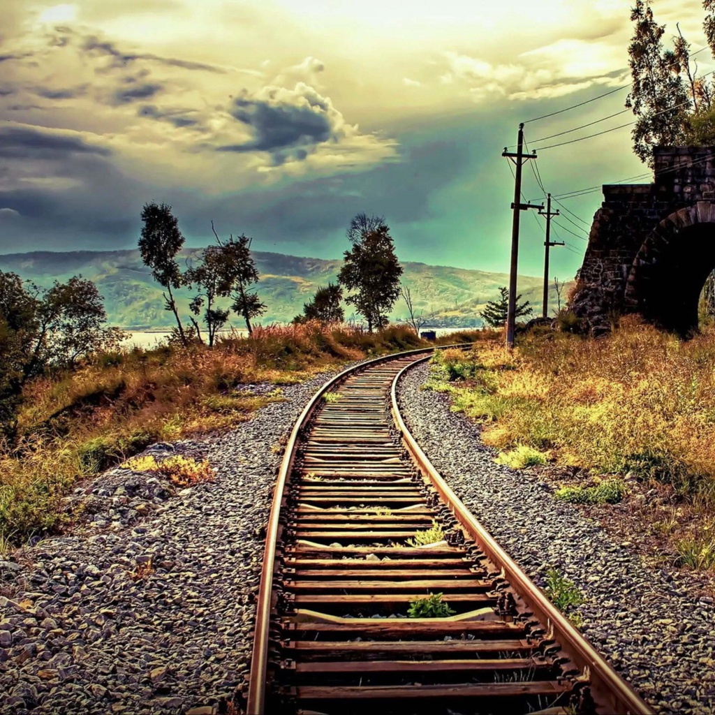 Fondo de pantalla Abandoned Railroad 1024x1024