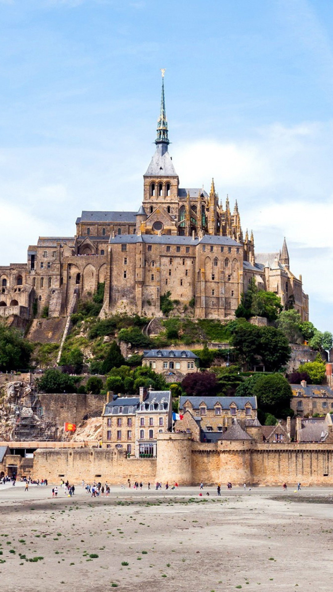 Screenshot №1 pro téma Mont Saint Michel 1080x1920
