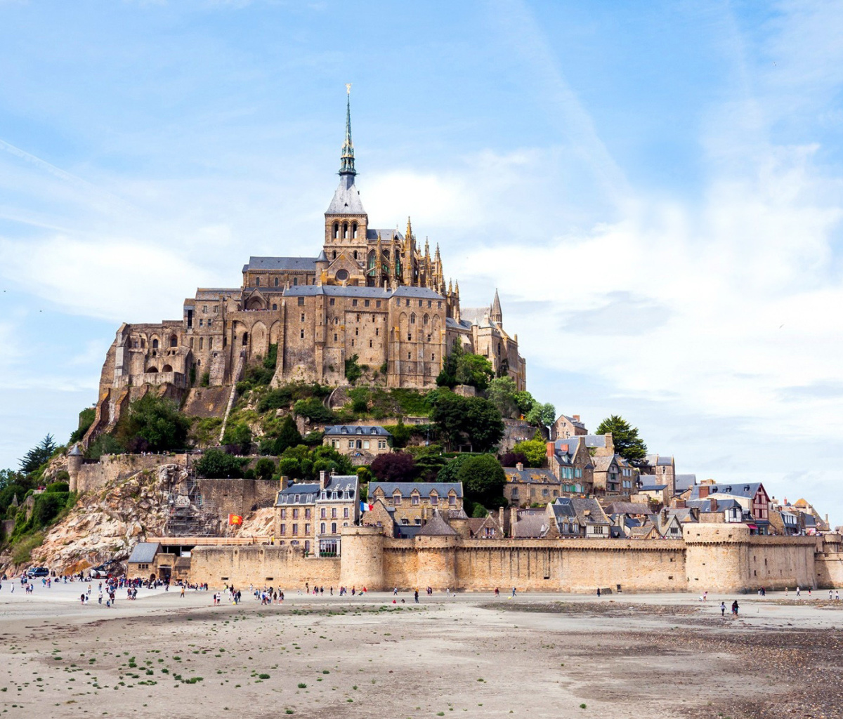 Screenshot №1 pro téma Mont Saint Michel 1200x1024