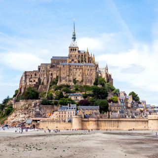 Mont Saint Michel papel de parede para celular para iPad Air