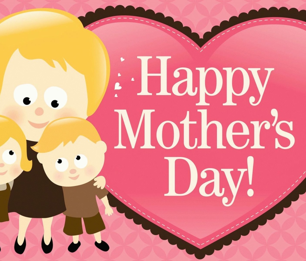 Das Happy Mother Day Wallpaper 1200x1024