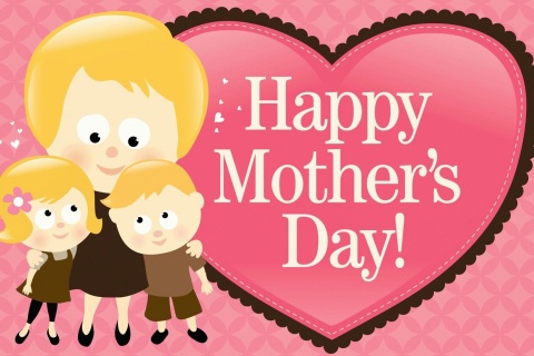 Screenshot №1 pro téma Happy Mother Day 480x320