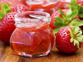 Das Strawberry Jam Wallpaper 320x240