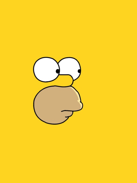 Screenshot №1 pro téma Homer Simpson 480x640