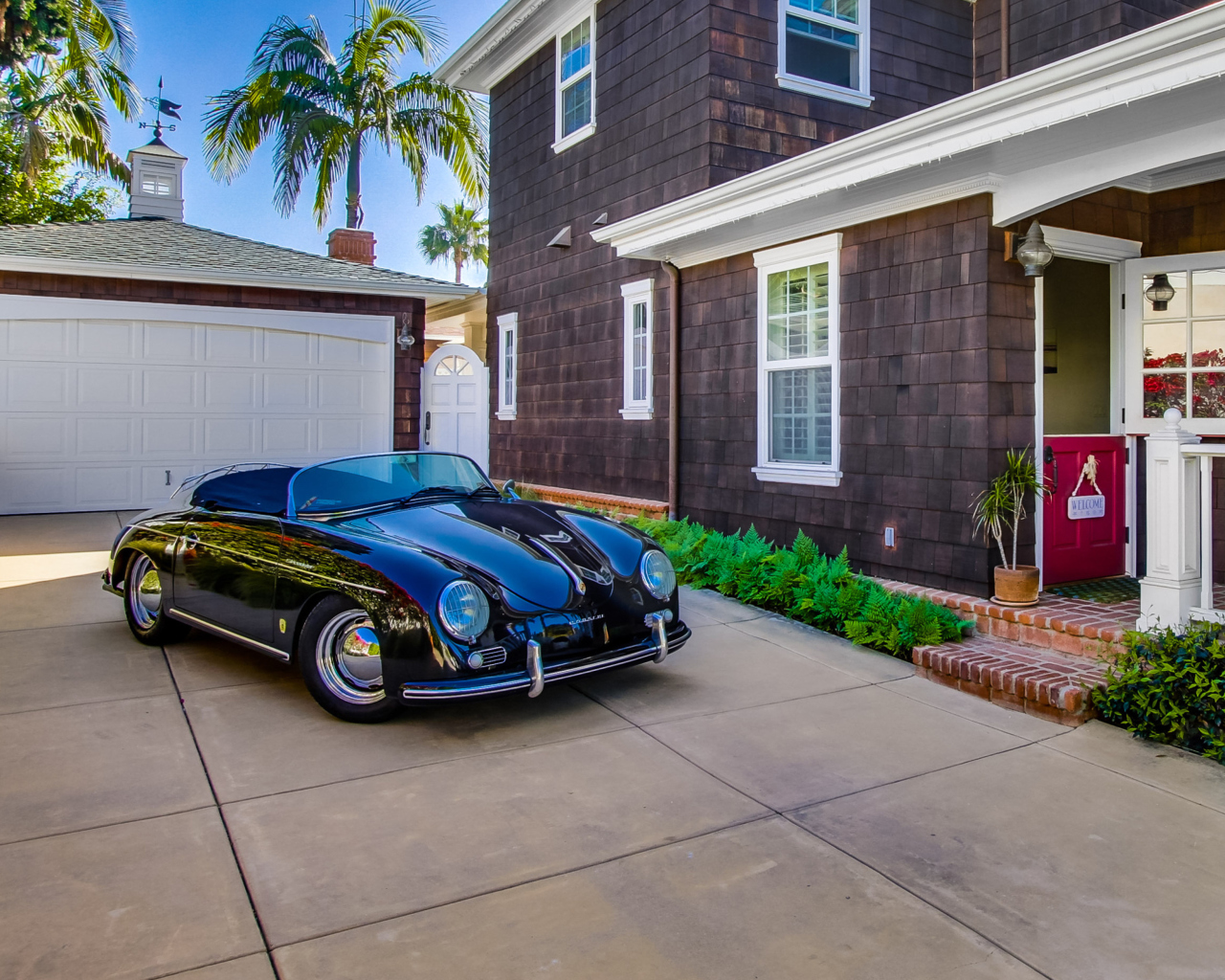 Обои Classic Car - Porsche 356 1280x1024