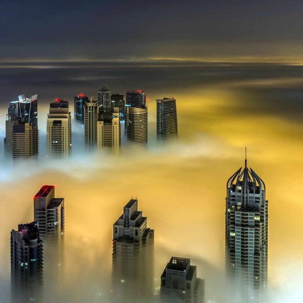 Dubai on Top wallpaper 1024x1024