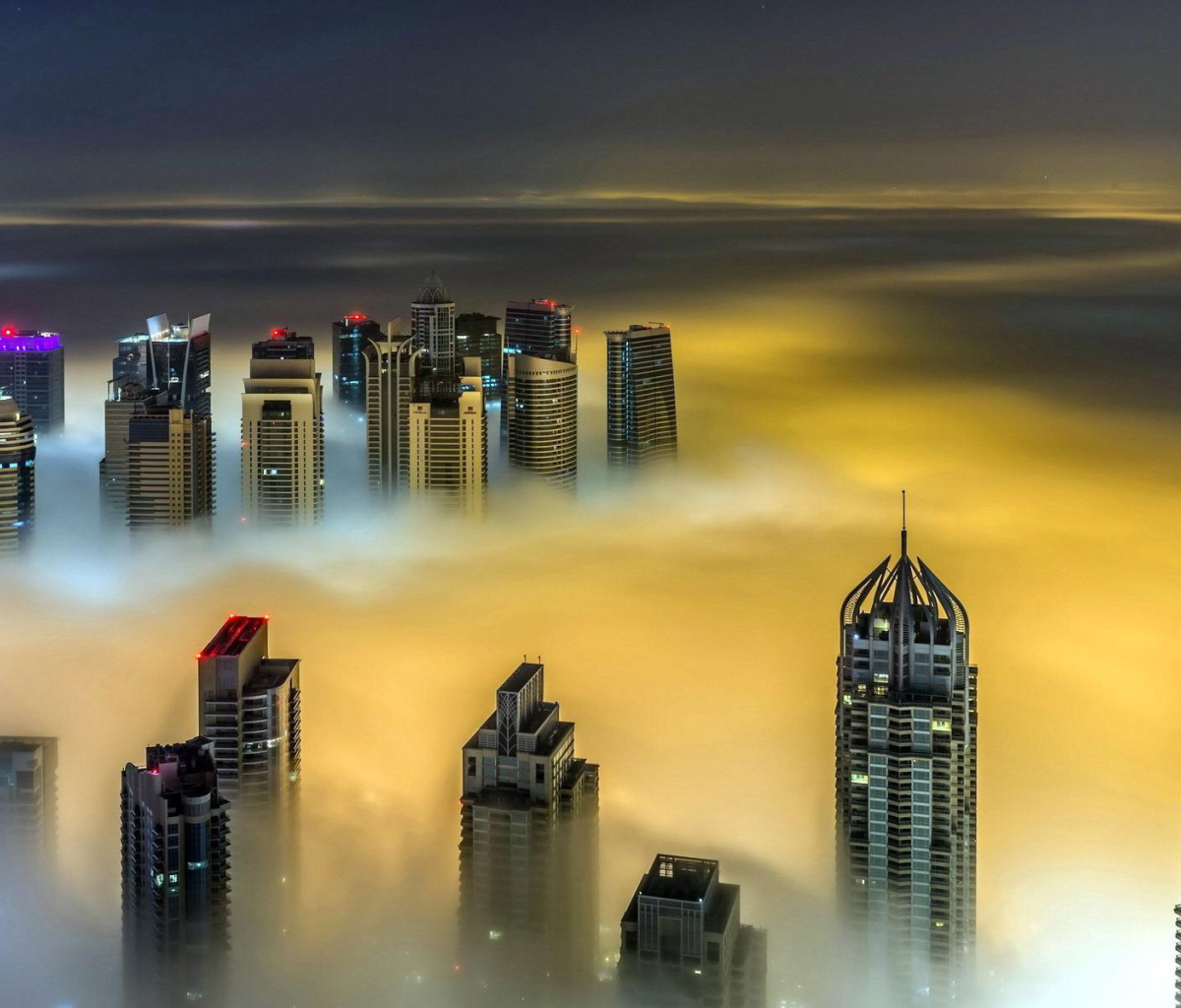 Das Dubai on Top Wallpaper 1200x1024