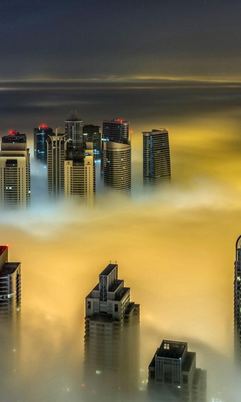 Dubai on Top wallpaper 480x800