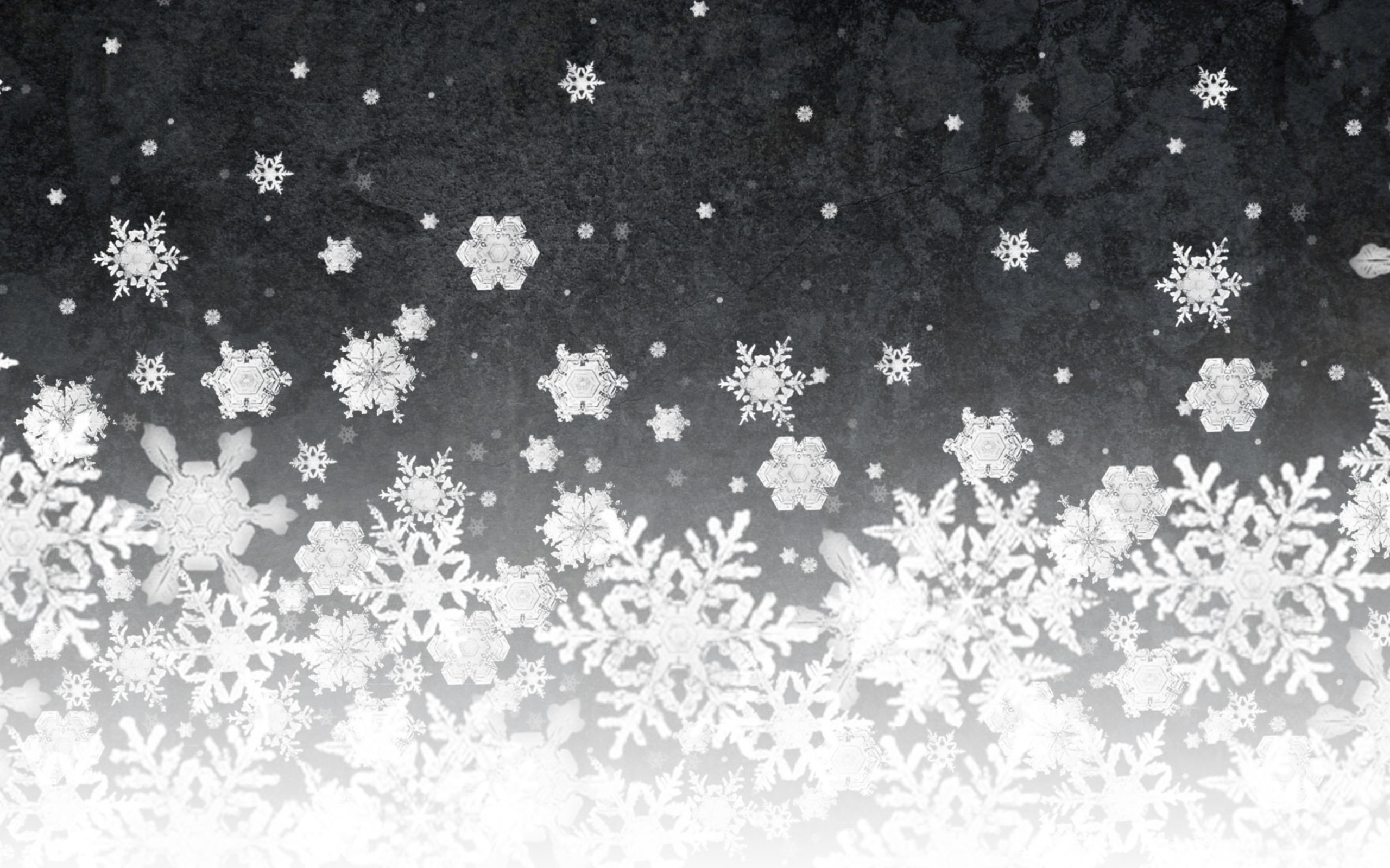 Das Snowflakes Wallpaper 2560x1600