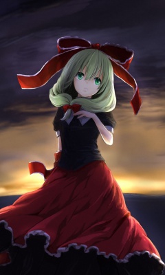 Screenshot №1 pro téma Hina Kagiyama Touhou 240x400