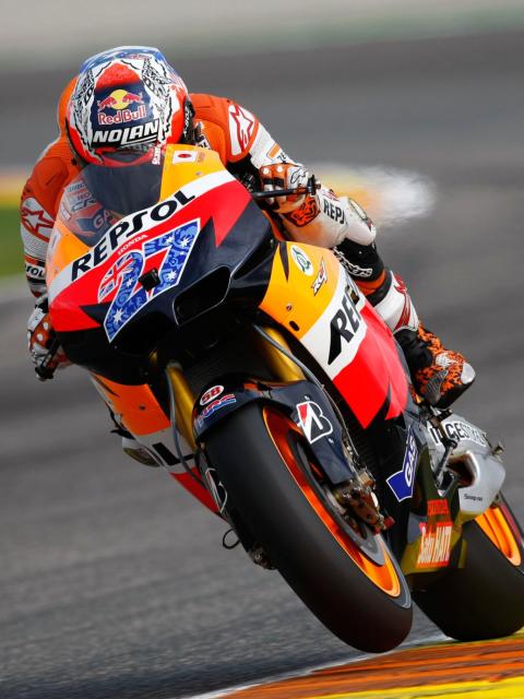 Screenshot №1 pro téma Casey Stoner 480x640