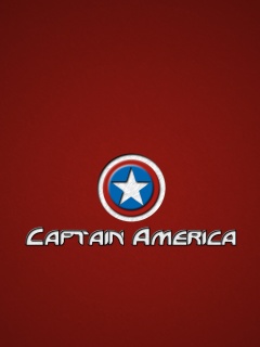 Das Captain America Shield Wallpaper 240x320