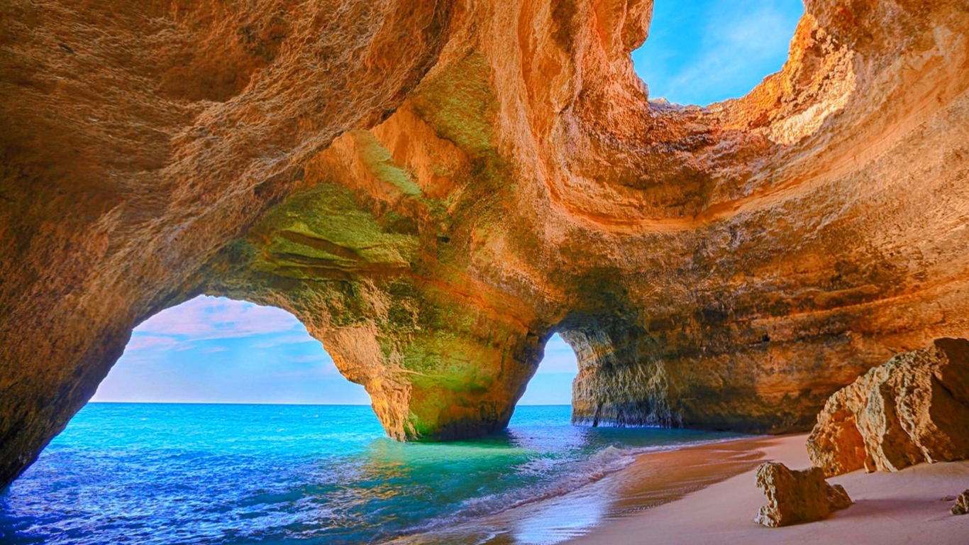 Screenshot №1 pro téma Sea Cave 1366x768