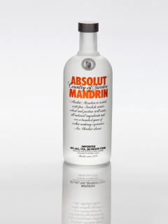 Das Absolut Vodka Mandarin Wallpaper 240x320