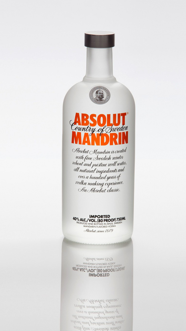 Screenshot №1 pro téma Absolut Vodka Mandarin 750x1334