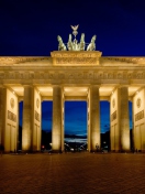 Screenshot №1 pro téma Brandenburg Gate Berlin 132x176
