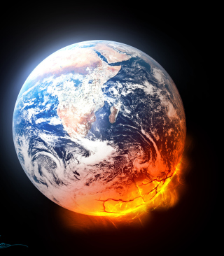 Melted Planet Earth - Obrázkek zdarma pro Nokia X1-00