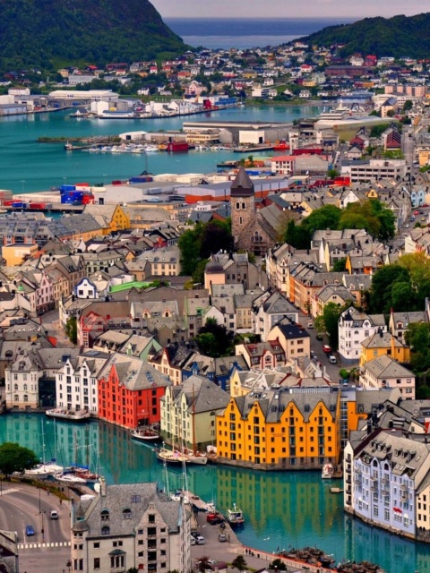 Sfondi Alesund 480x640