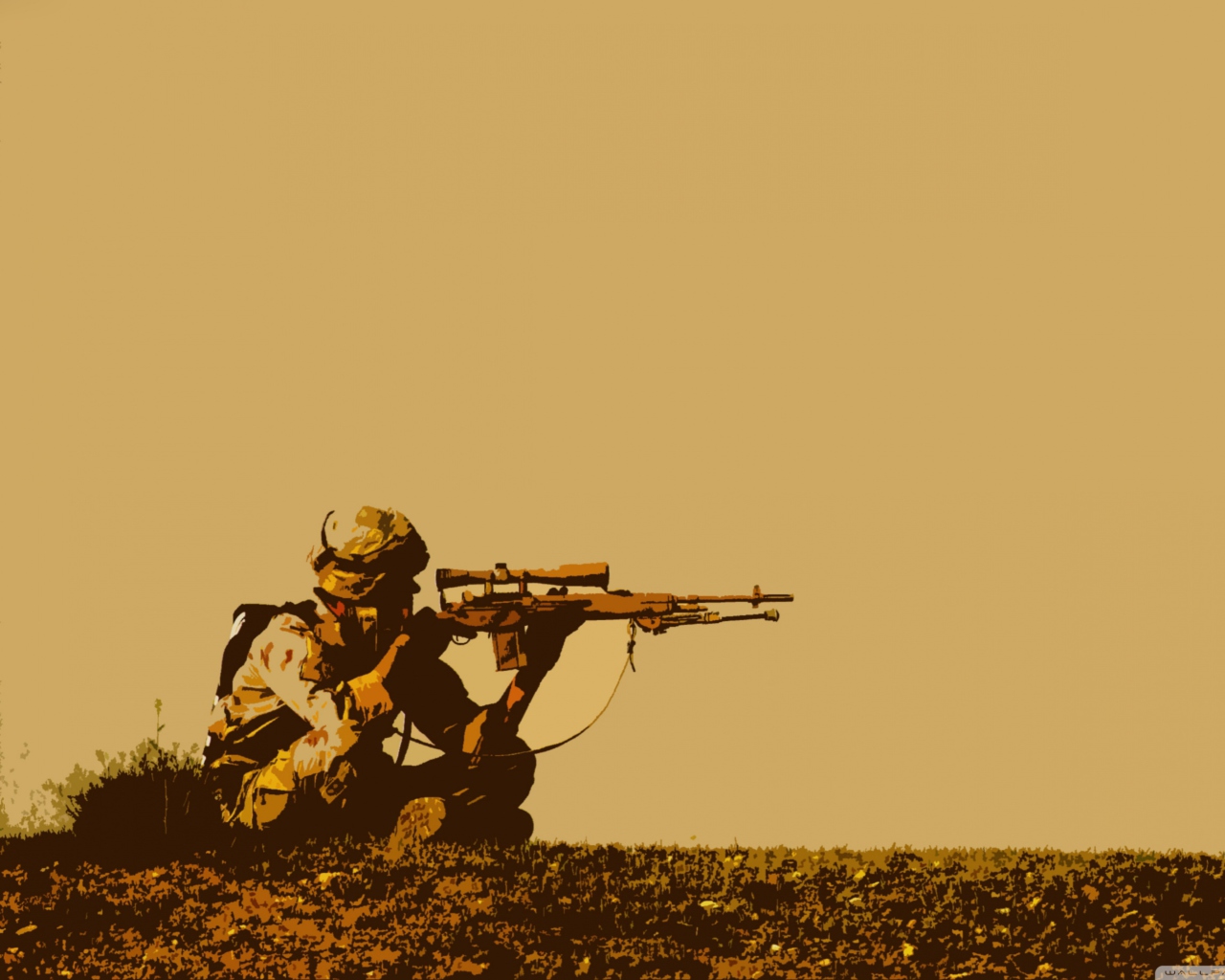 Screenshot №1 pro téma Army Soldier 1280x1024