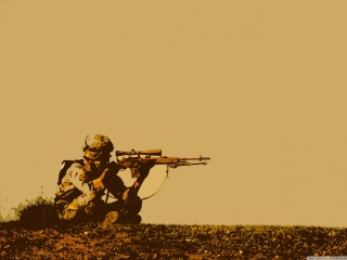 Screenshot №1 pro téma Army Soldier 320x240