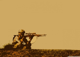 Army Soldier - Obrázkek zdarma pro HTC Desire