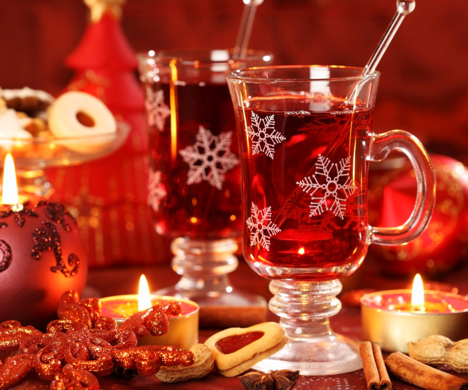 Sfondi Christmas Mulled Wine 960x800