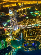 Das Dubai Top View Wallpaper 132x176