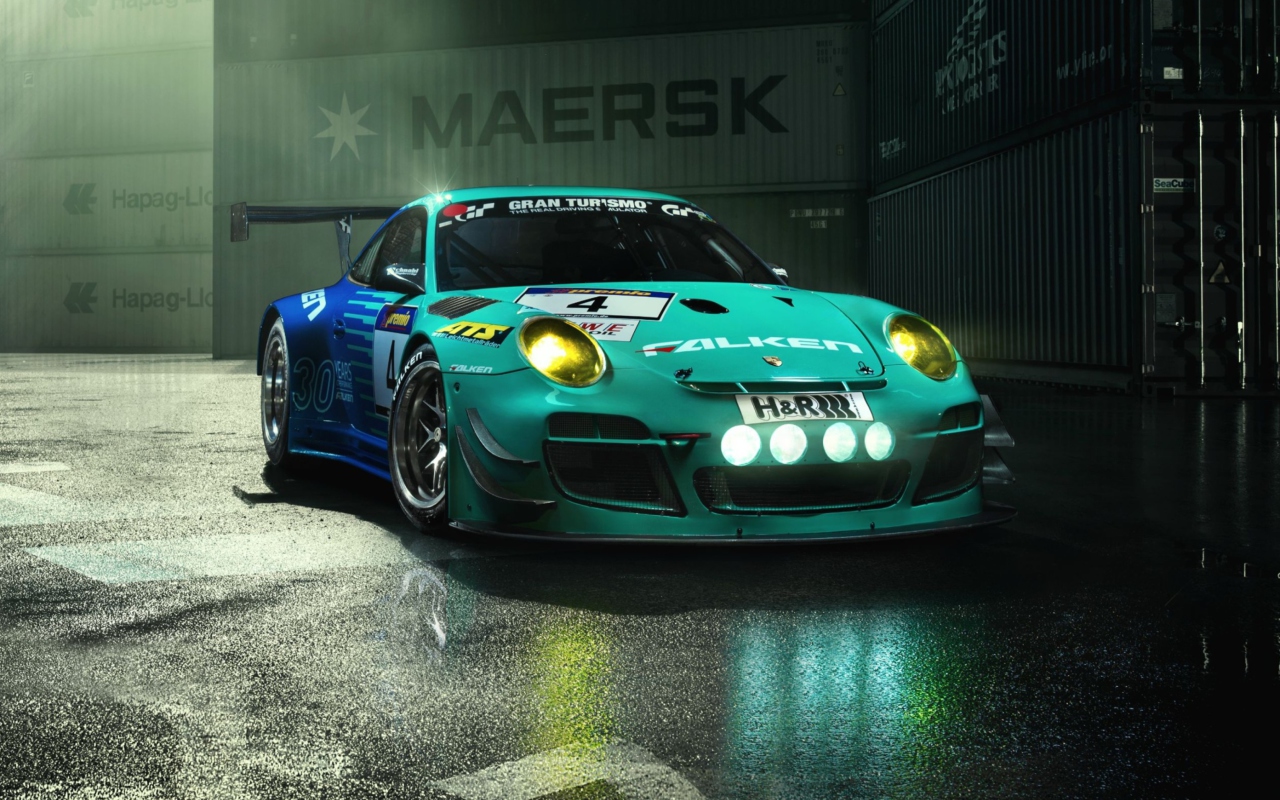 Screenshot №1 pro téma Falken Porsche 911 G 1280x800