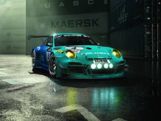 Das Falken Porsche 911 G Wallpaper 320x240