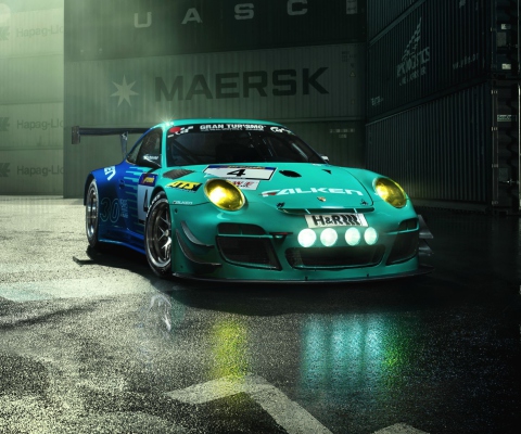 Screenshot №1 pro téma Falken Porsche 911 G 480x400