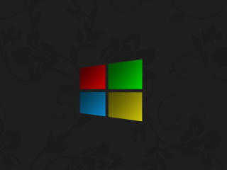 Windows 3D Logo wallpaper 320x240